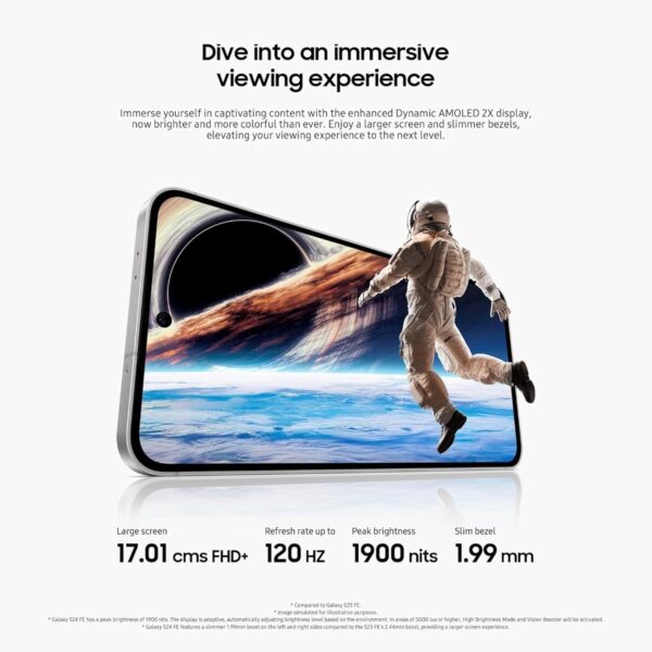 Samsung Galaxy S24 FE 5g 6.7 ,120Hz, 8/512GB,4700 mAh Battery - Image 5