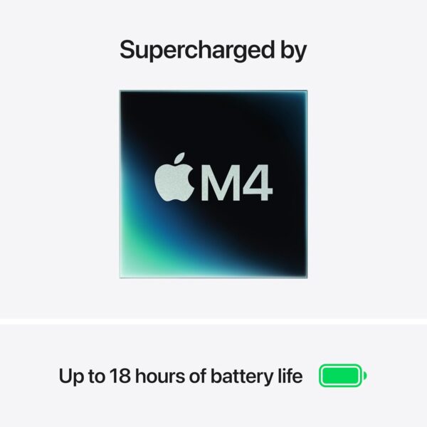 Apple 2025 MacBook Air (13-inch, Apple M4 chip 10-core CPU, 16GB , 512GB) - Midnight - Image 2