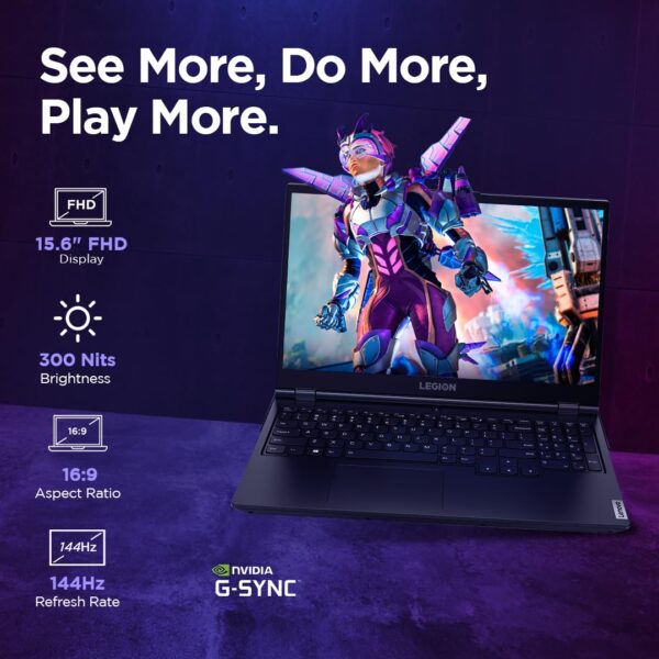 Lenovo Legion 5 2024 13 Gen I7| RTX 4060 8GB(24/512GB SSD/15.6' 14Hz/FHD IPS/Windows 11) - Image 3