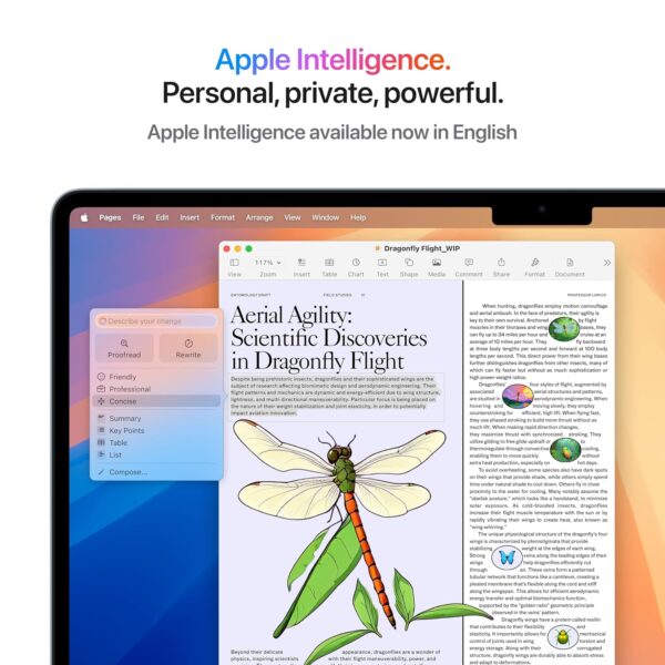Apple 2025 MacBook Air (13-inch, Apple M4 chip 10-core CPU, 16GB , 512GB) - Midnight - Image 3