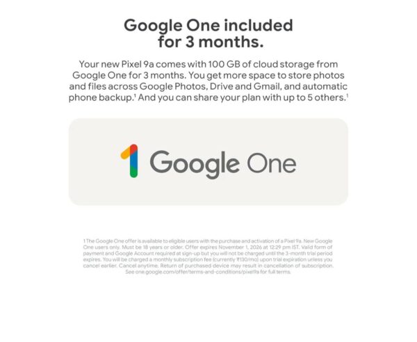 Google Pixel 9A (Obsidian, 256 GB) (8 GB RAM) - Image 4