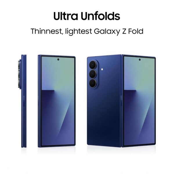 Samsung Galaxy Z Fold7 5G Smartphone with Galaxy AI (Blue Shadow, 12GB RAM, 256GB Storage) - Image 2