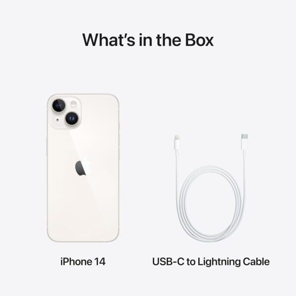 Apple iPhone 14 (256 GB) - Starlight - Image 3