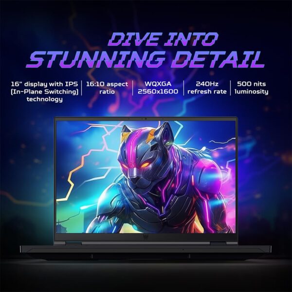 Acer Predator Helios 16,14th Gen i9 Processor (1 TB SSD/ RTX 4070)WQXGA Display - Image 3