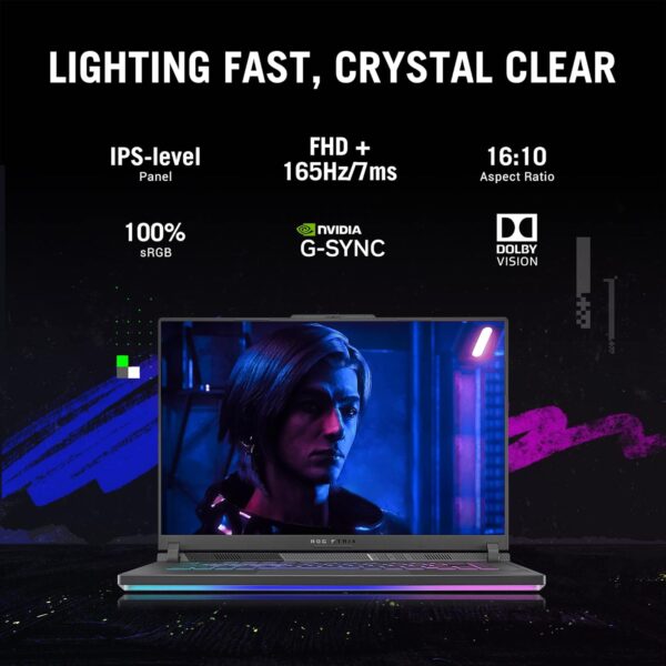 ASUS ROG Strix G16 13th Gen,Intel Core i7-13650HX Gaming Laptop(NVIDIA RTX 4050-6GB/140W TGP/16GB/1TB - Image 3