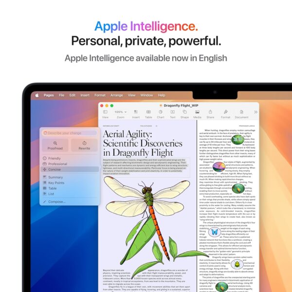 Apple MacBook Air (13-inch, Apple M4 chip with 10-core CPU, 16/256GB) - Midnight - Image 4