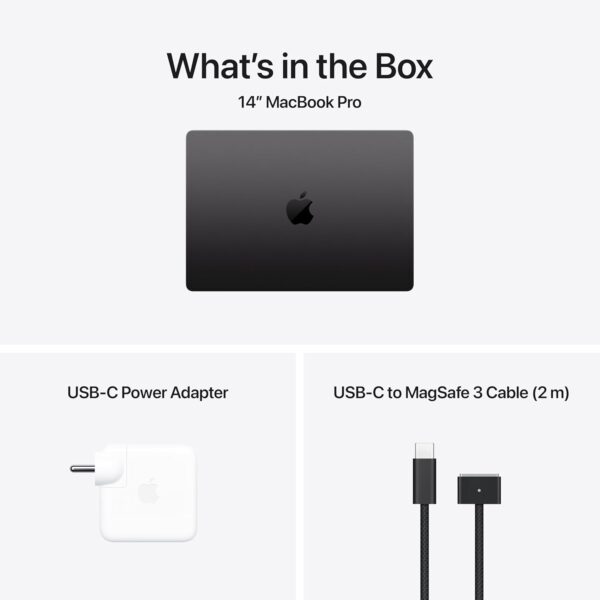 2024 MacBook Pro with M4 Pro chip with 12‑core CPU and 16‑core GPU:(14.2″)XDR Display, 24/512GB SSD Storage; Space Black - Image 5