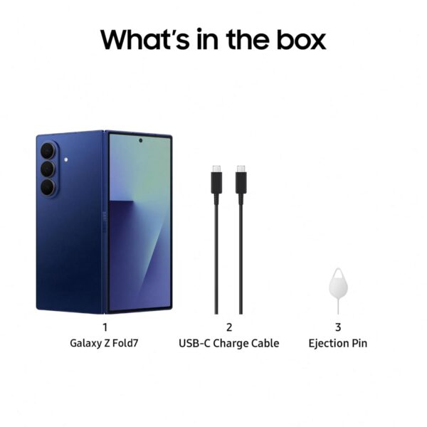 Samsung Galaxy Z Fold7 5G Smartphone with Galaxy AI (Blue Shadow, 12GB RAM, 256GB Storage) - Image 6