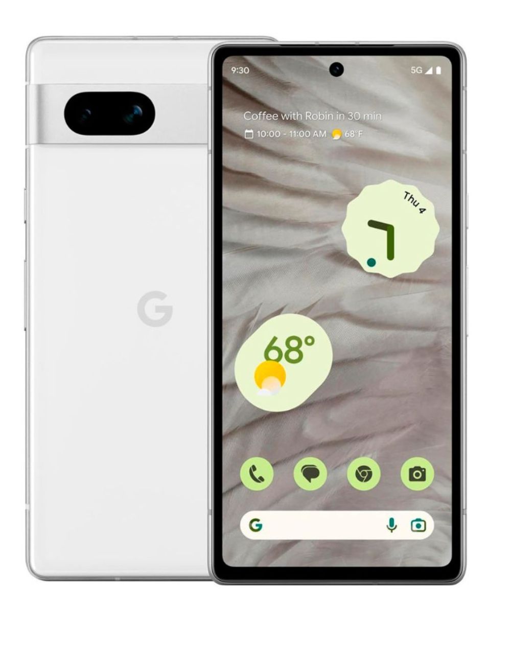 Google Pixel 7a 5G (Snow, 128 GB) (8 GB RAM)